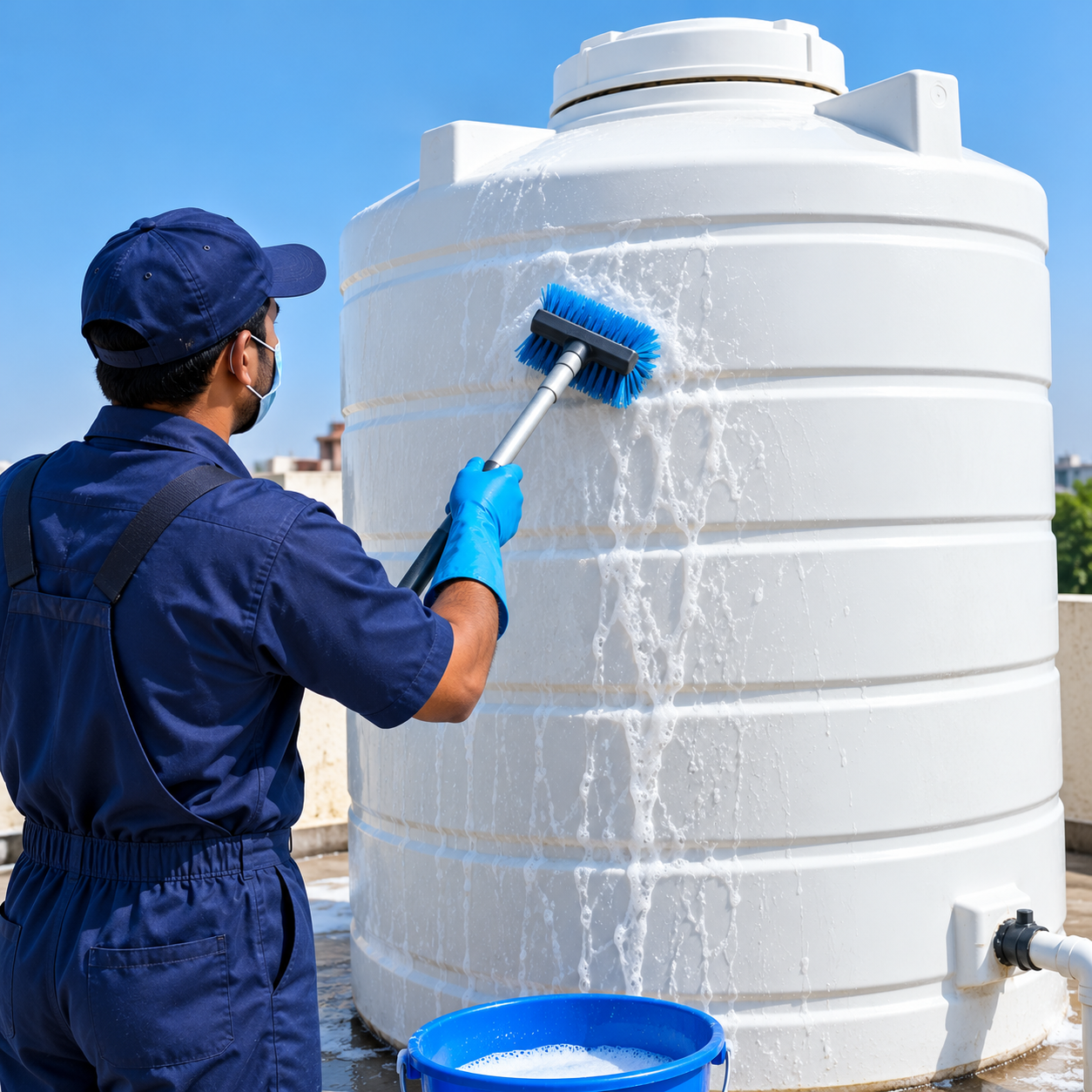 PVC Tank Cleaning